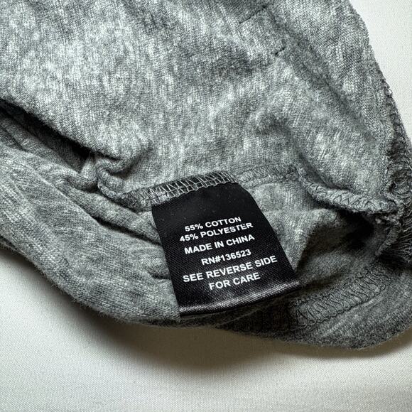 Depart West Mens Heather Gray Tee Shirt Crew Neck Short Sleeve Size XL Soft EUC - Picture 8 of 11